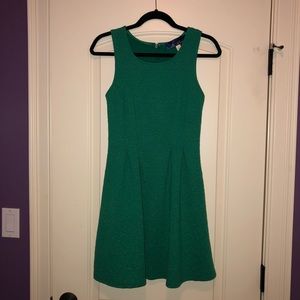 Simple green spring dress
